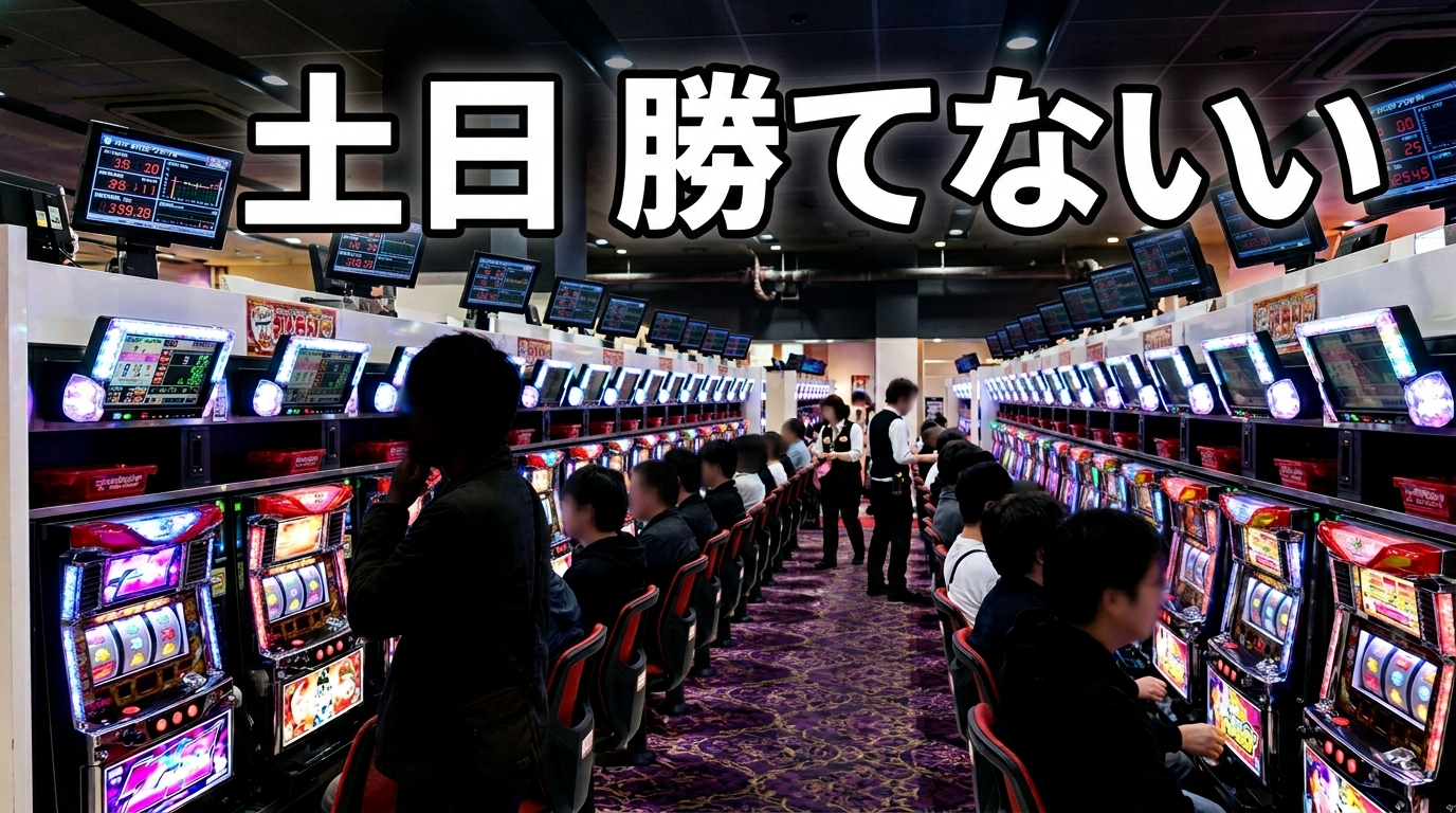 土日にパチスロで勝てない理由まとめ｜休日に負けやすい台選びと立ち回り