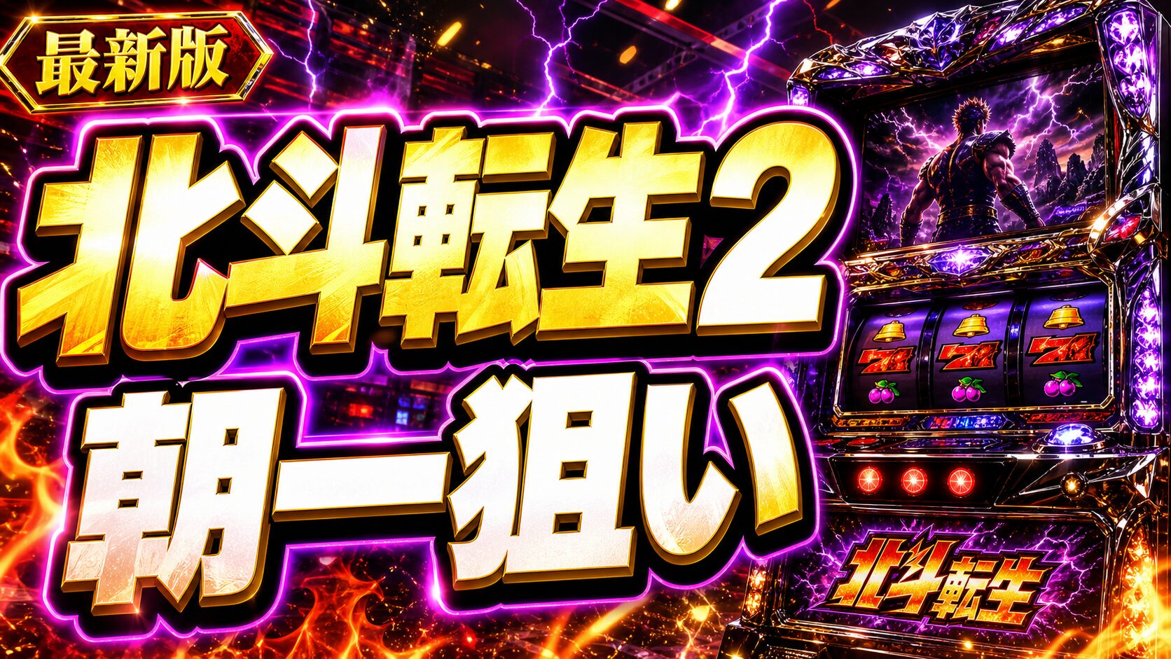 北斗の拳 転生の章2 朝一 アイキャッチ