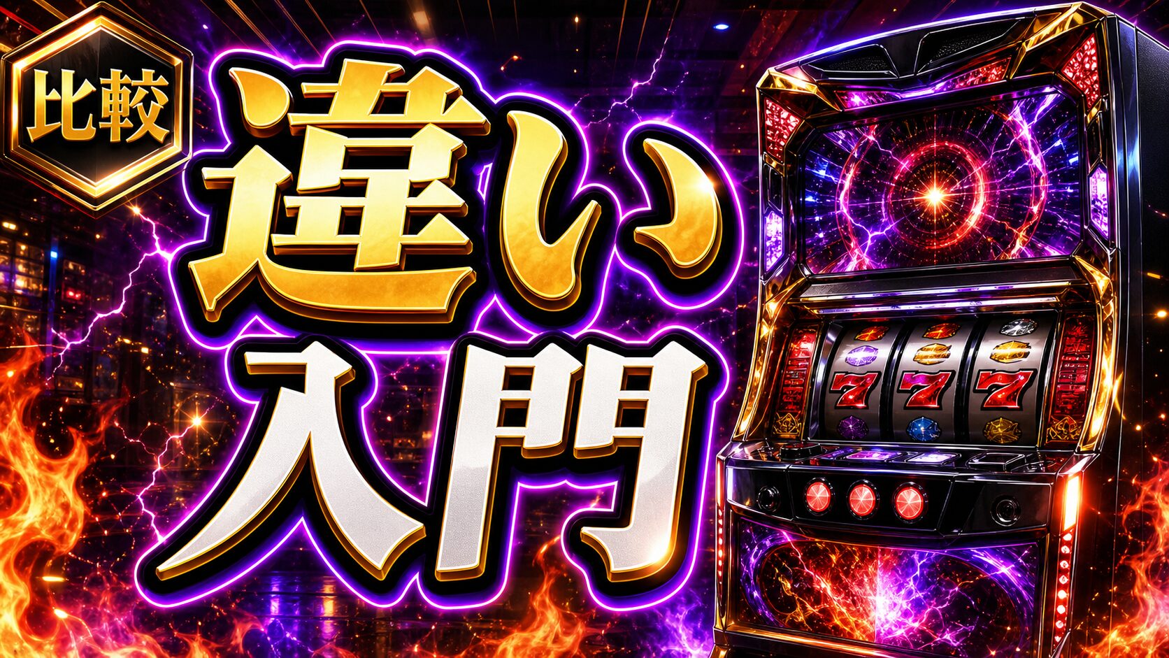 スマスロとメダル機の違いを初心者向けに整理