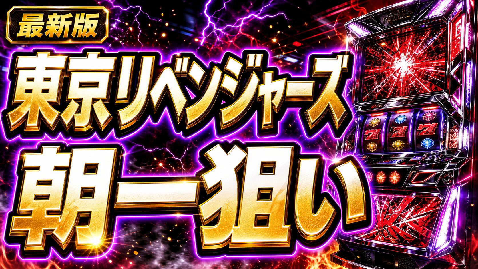 スマスロ 東京リベンジャーズ 朝一 アイキャッチ
