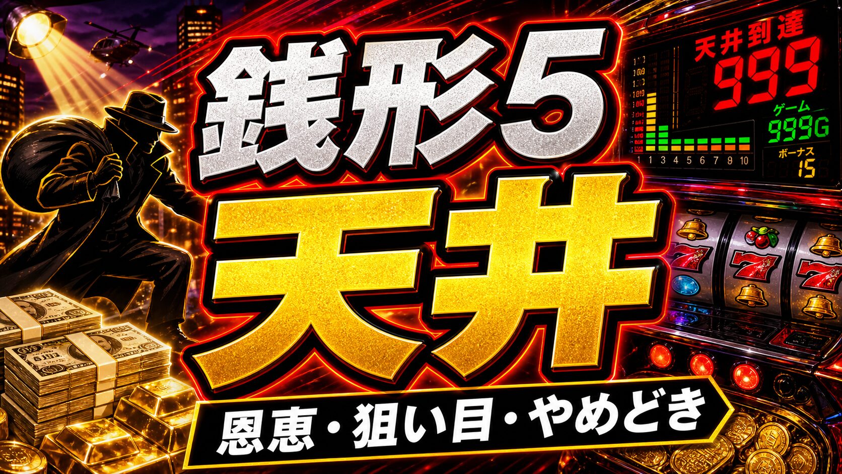 銭形5スマスロの天井まとめ アイキャッチ