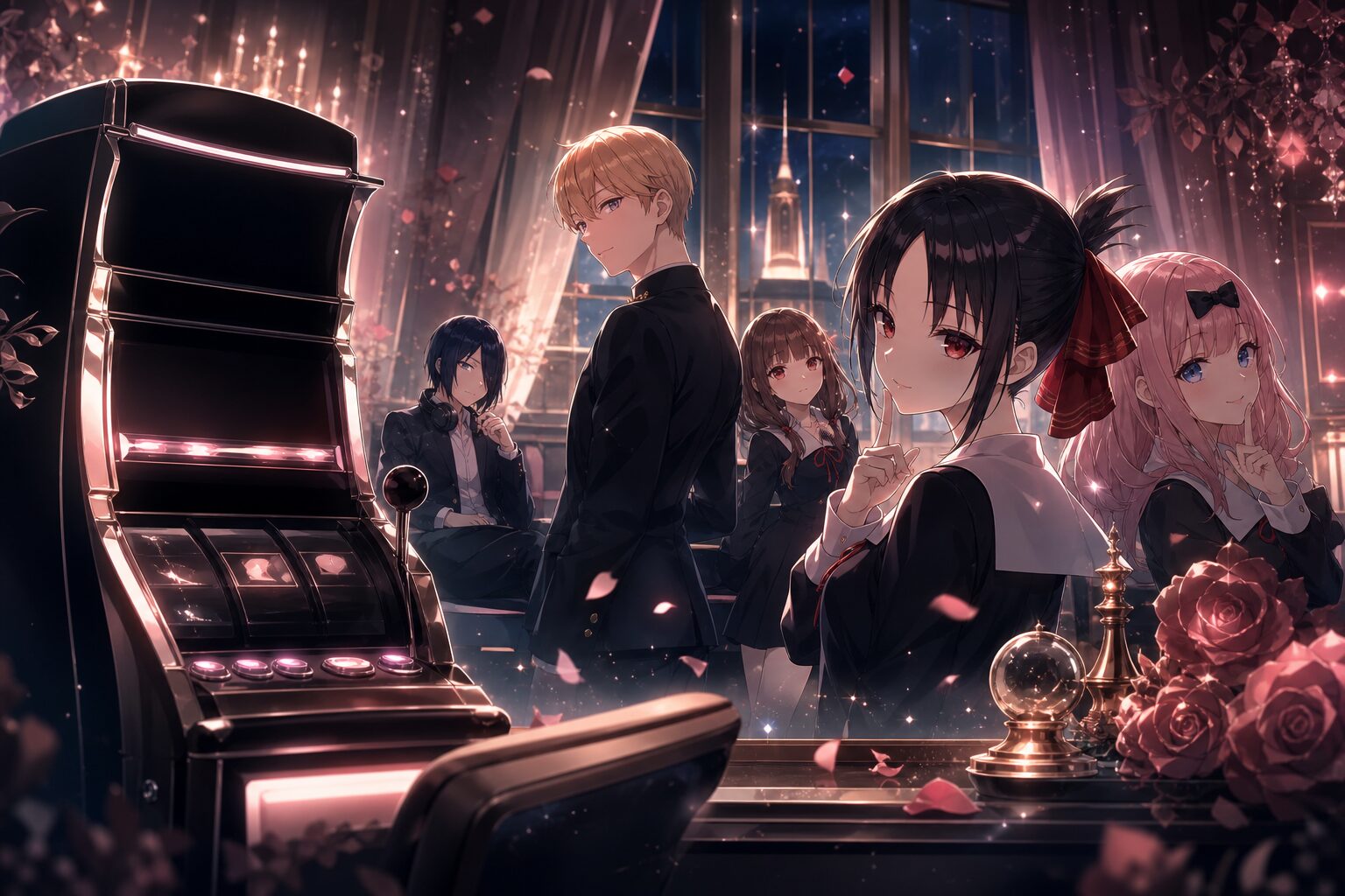 かぐや様スマスロ終了画面のイメージ画像