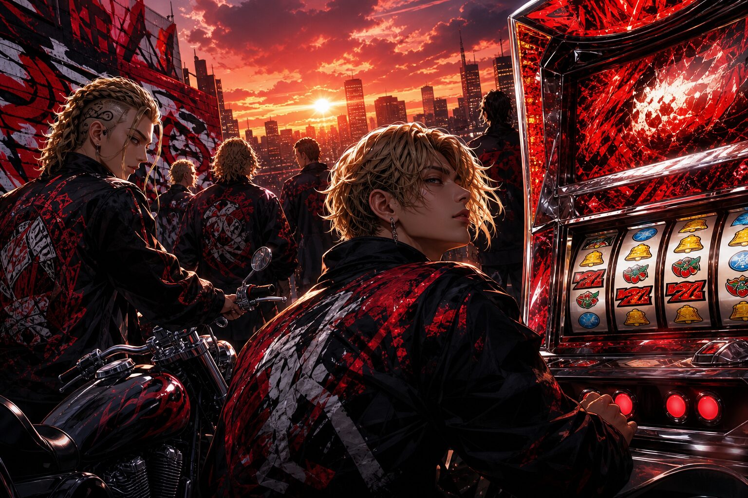 スマスロ東京リベンジャーズ終了画面のイメージ画像